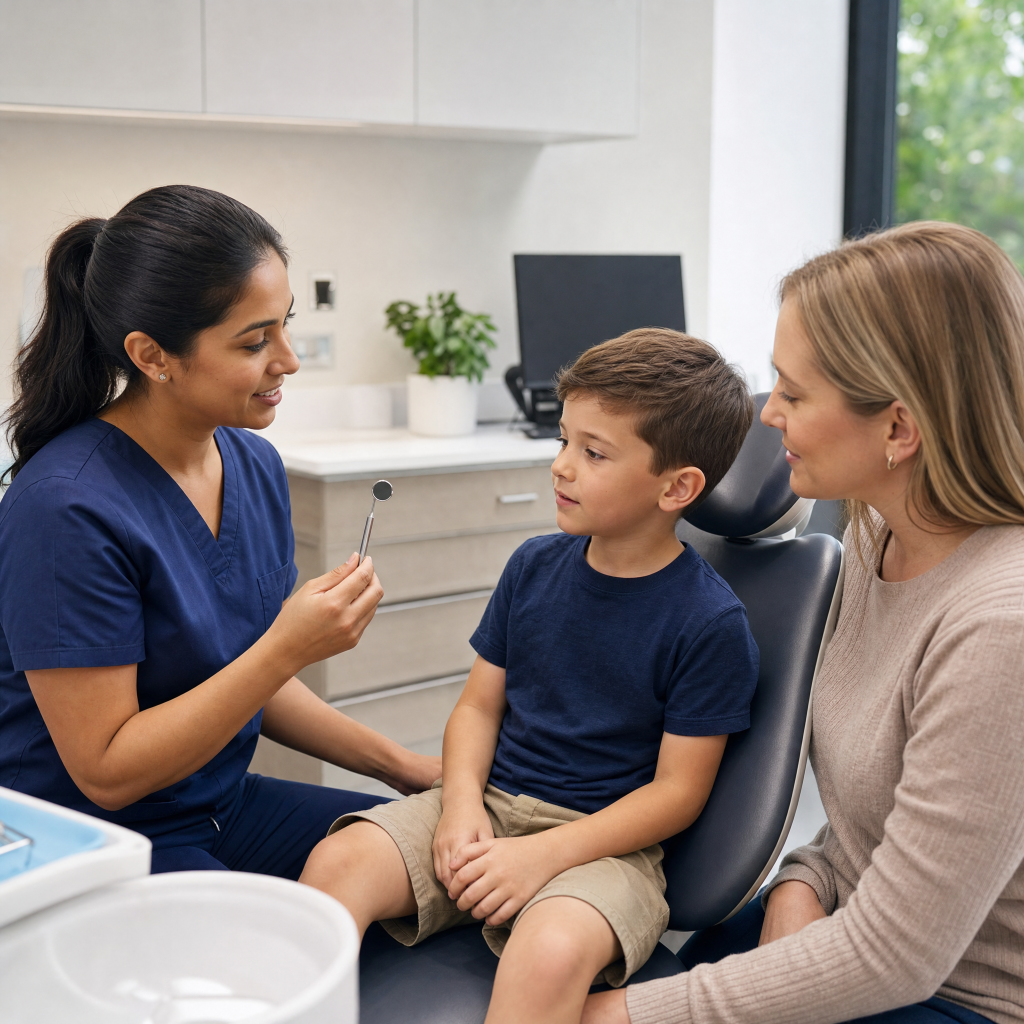 Child-friendly dental consult room